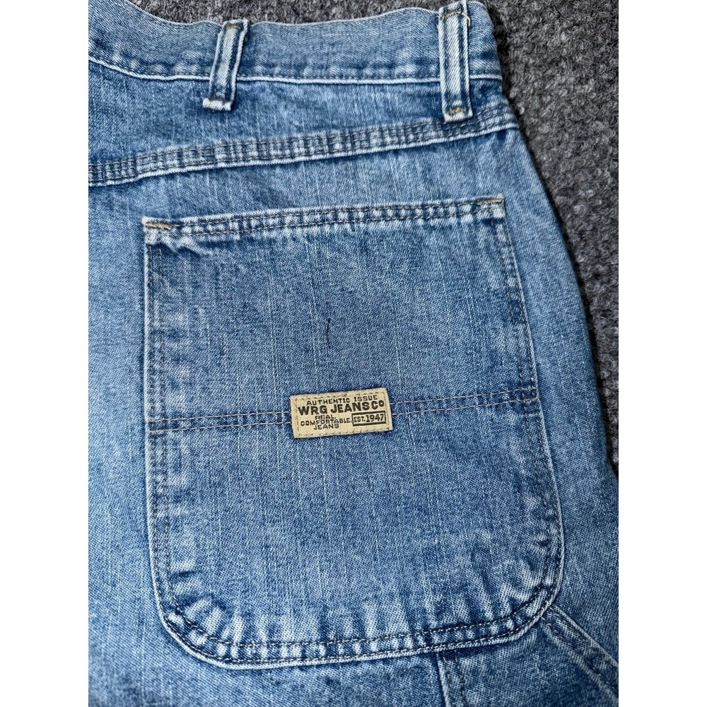 Wrangler Authentics Men's Carpenter Jeans 36x30 Light Wash - Picture 5 of 9